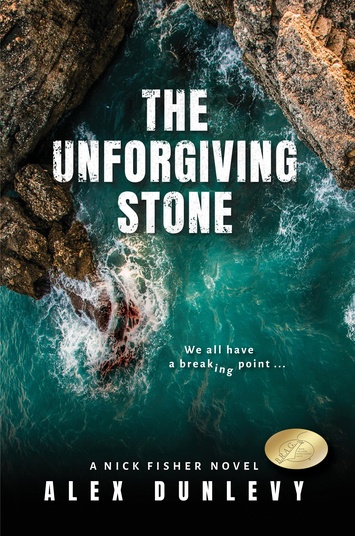 The cover of 'The Unforgiving Stone' novel